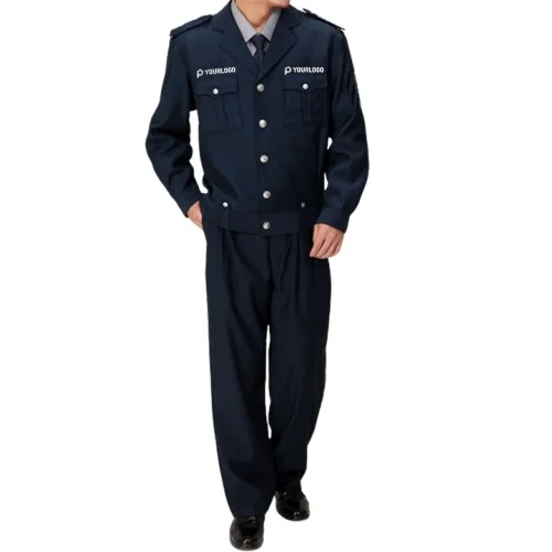 Security Guard Navy Blue Uniform Set of 4